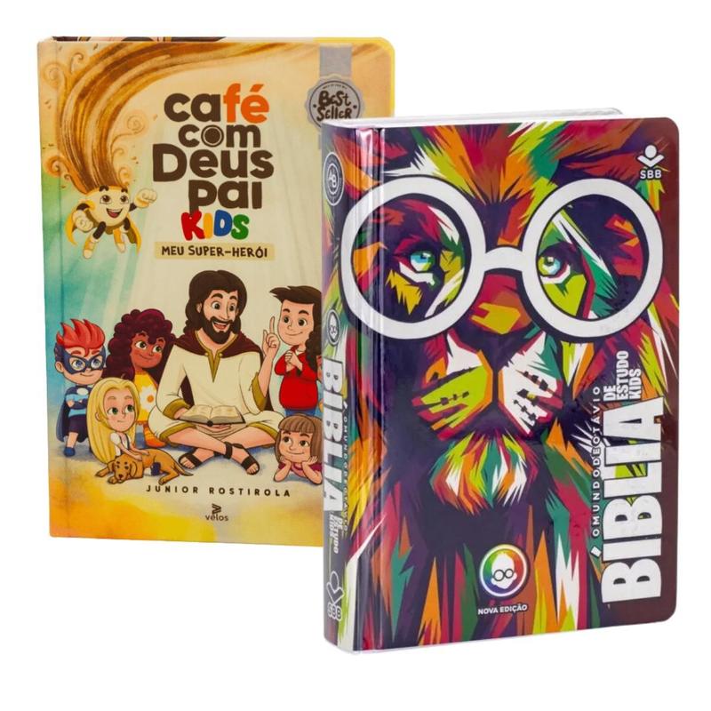 KIT Bíblia de Estudo para Crianças Kids O Mundo de Otávio NTLH